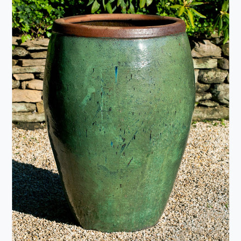 Kuro Jar in Rustic Green