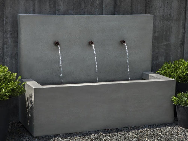 Long Beach Wall Outdoor Fountain