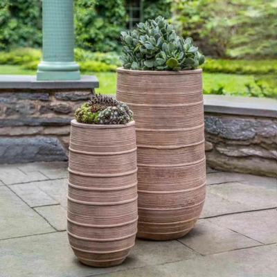 Madera Terra Cotta Tall Planter Set of 2