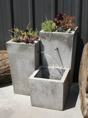 planter outdoor fountain