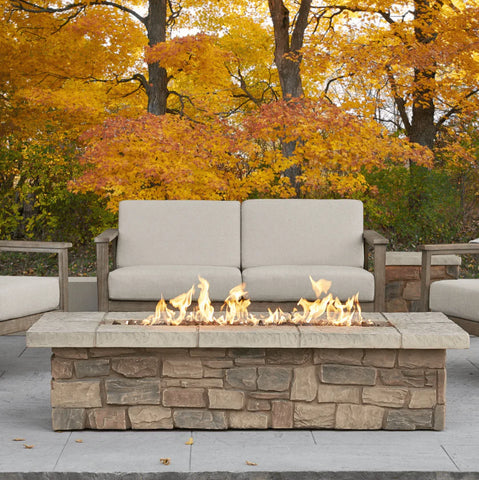 Sedona 66” Rectangle Propane Fire Table