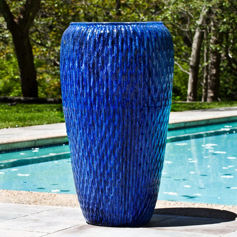 Talavera Jar in Riviera Blue
