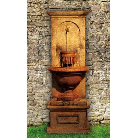 Vivanda Flat Wall Garden Fountain by Outdoor Art Pros