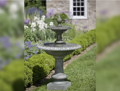 Williamsburg Pineapple 2-Tier Garden Water Fountain