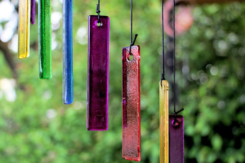 colorful wind chime