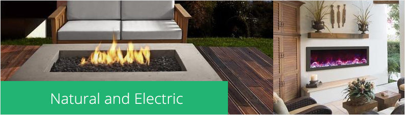 Outdoor Natural Gas, Electric Gas Outdoor Fire Table