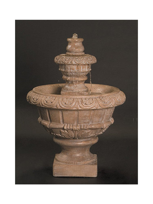 Roma Cast Stone Outdoor Fountain - Small