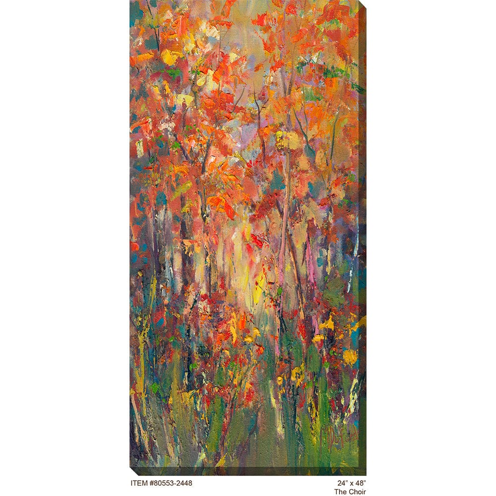 The Choir Colorful Outdoor Canvas Art | Outdoor Art Pros