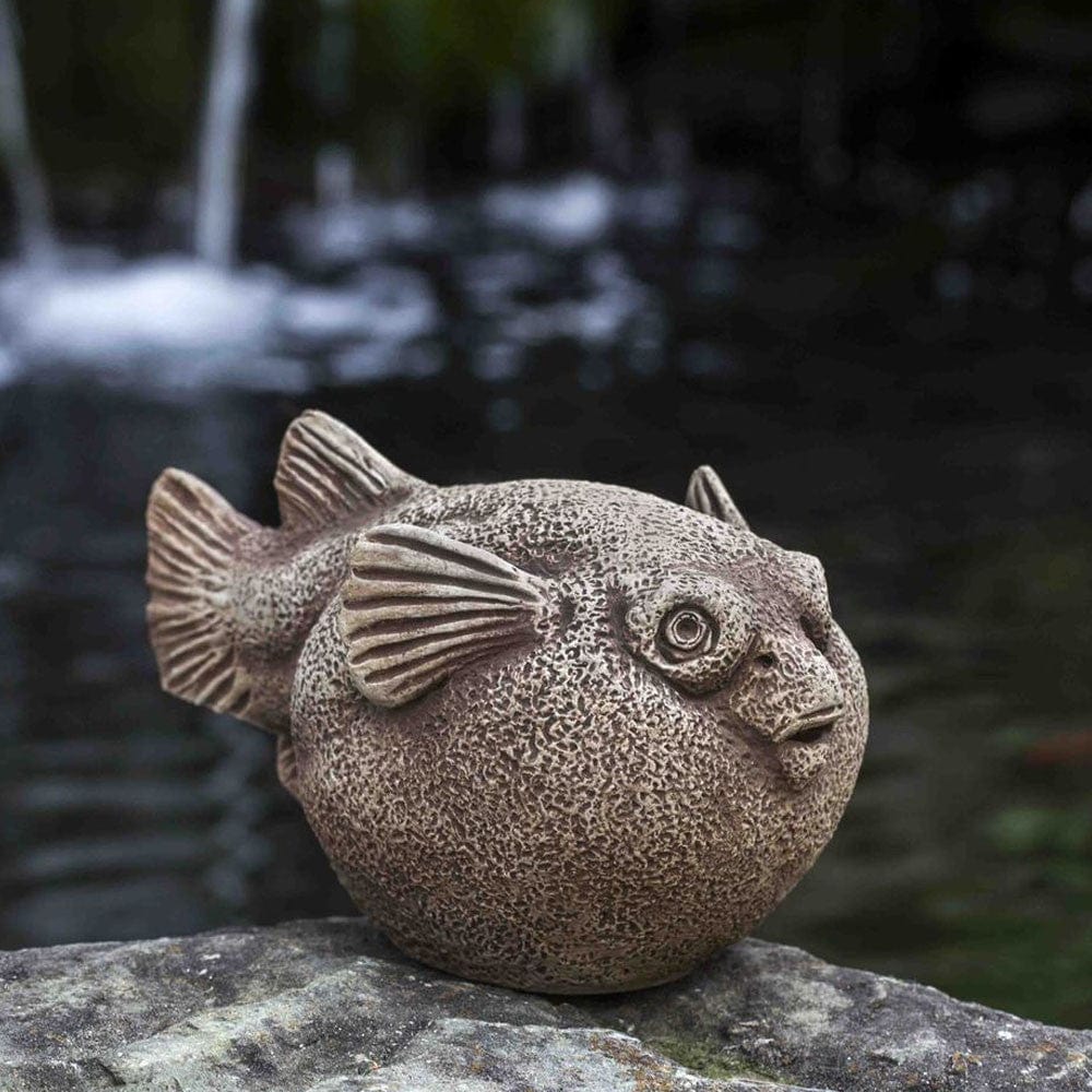 Bobby Blowfish Cast Stone Garden Statue