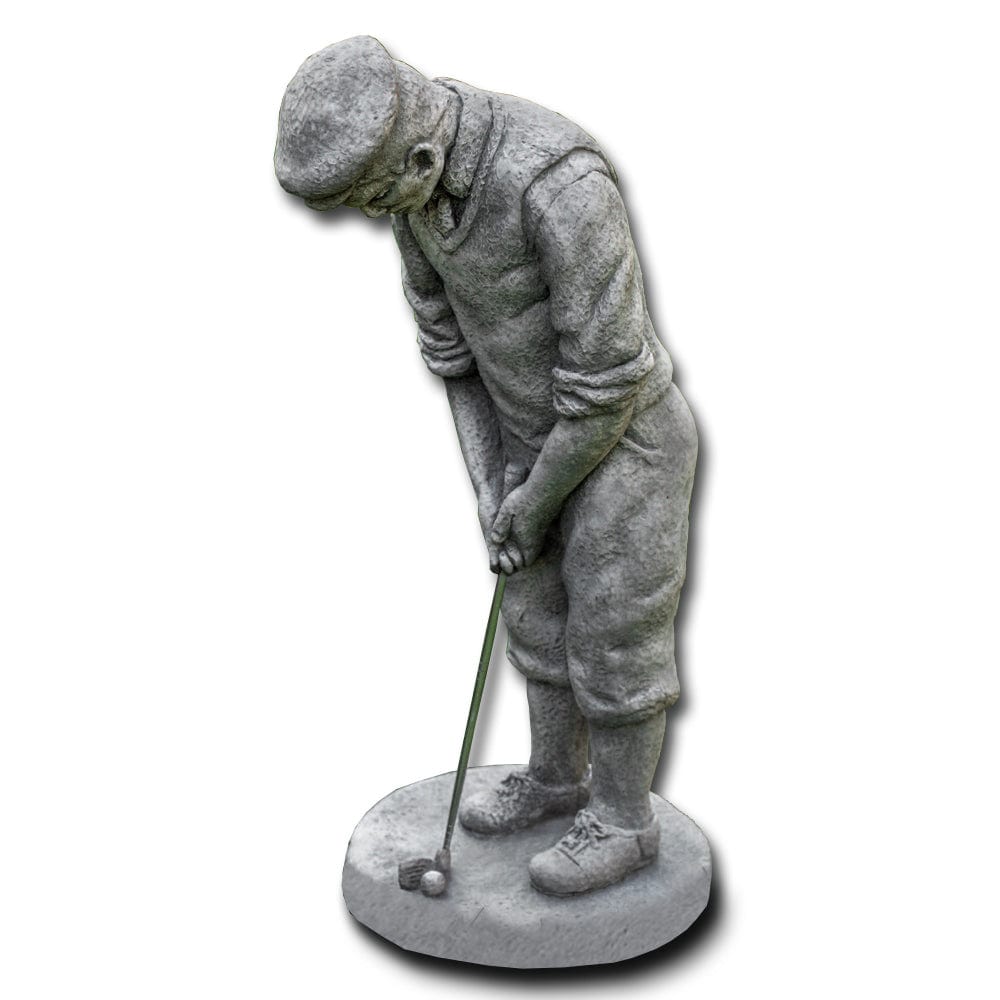 Classic Golfer Garden Statue