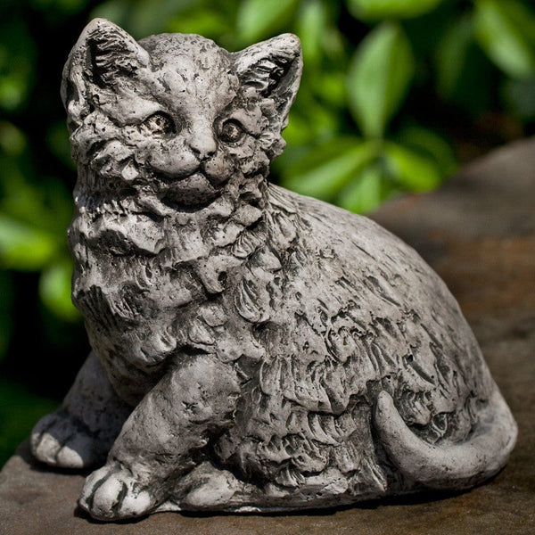 Cutie Kittie Cast Stone Garden Statue