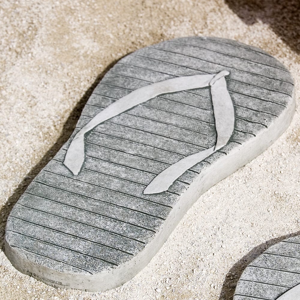 stone flip flops