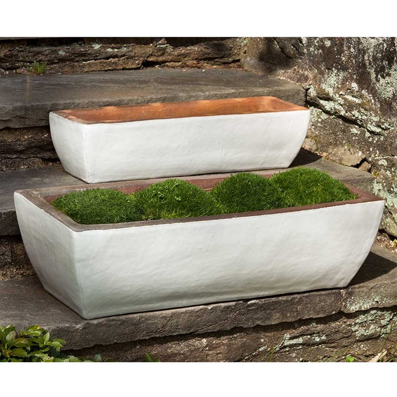 Campania 6480-2402 Madera Tall Planter - Terra Cotta 2-Piece Set