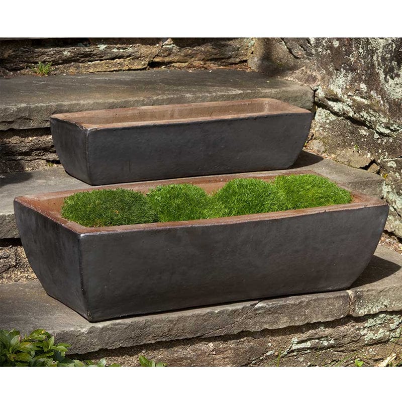 Campania 6480-2402 Madera Tall Planter - Terra Cotta 2-Piece Set