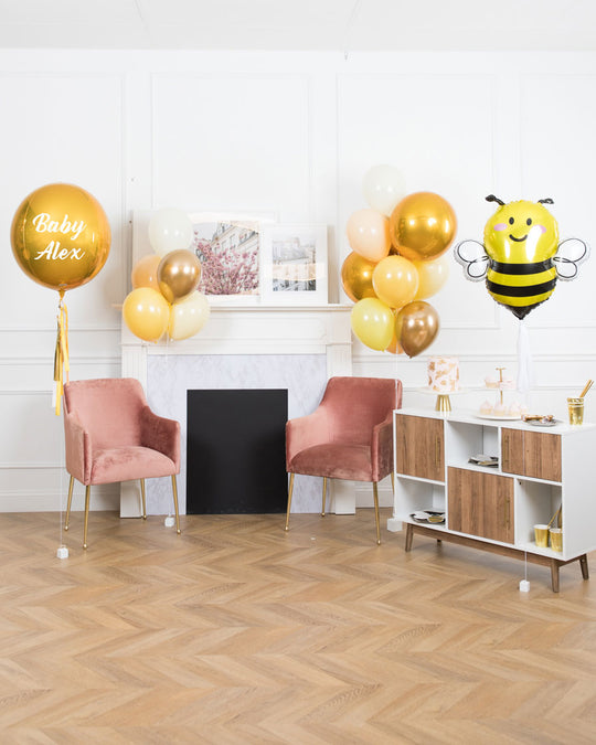 Bee Theme - BABY Balloon Backdrop Install Piece — Paris312