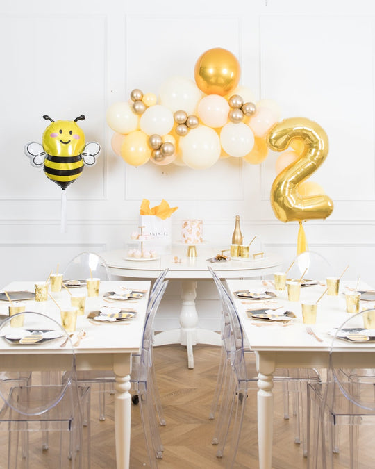 Bumble Bee Theme Balloon Decor DIY Kit (76 Pcs) – PartyDecor Mall