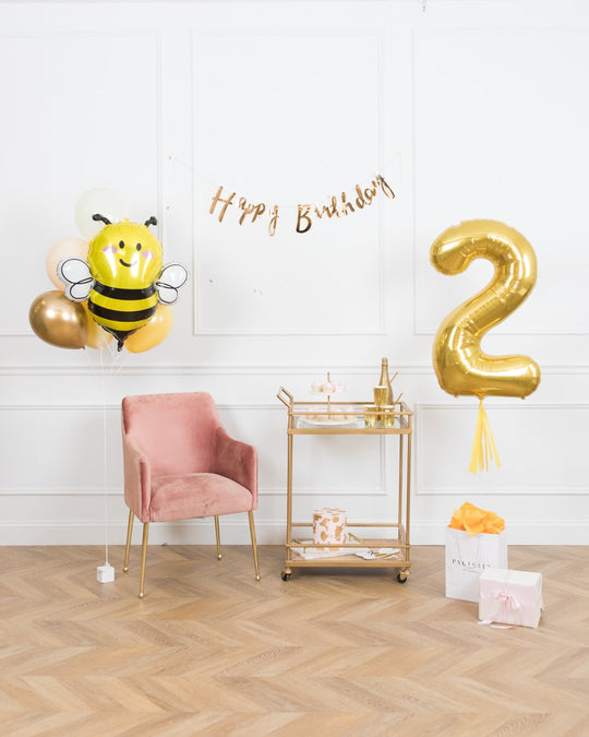 Bumble Bee Theme Balloon Decor DIY Kit (76 Pcs) – PartyDecor Mall