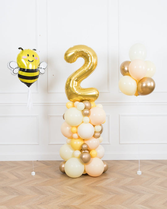 Bumble Bee Theme Balloon Decor DIY Kit (76 Pcs) – PartyDecor Mall