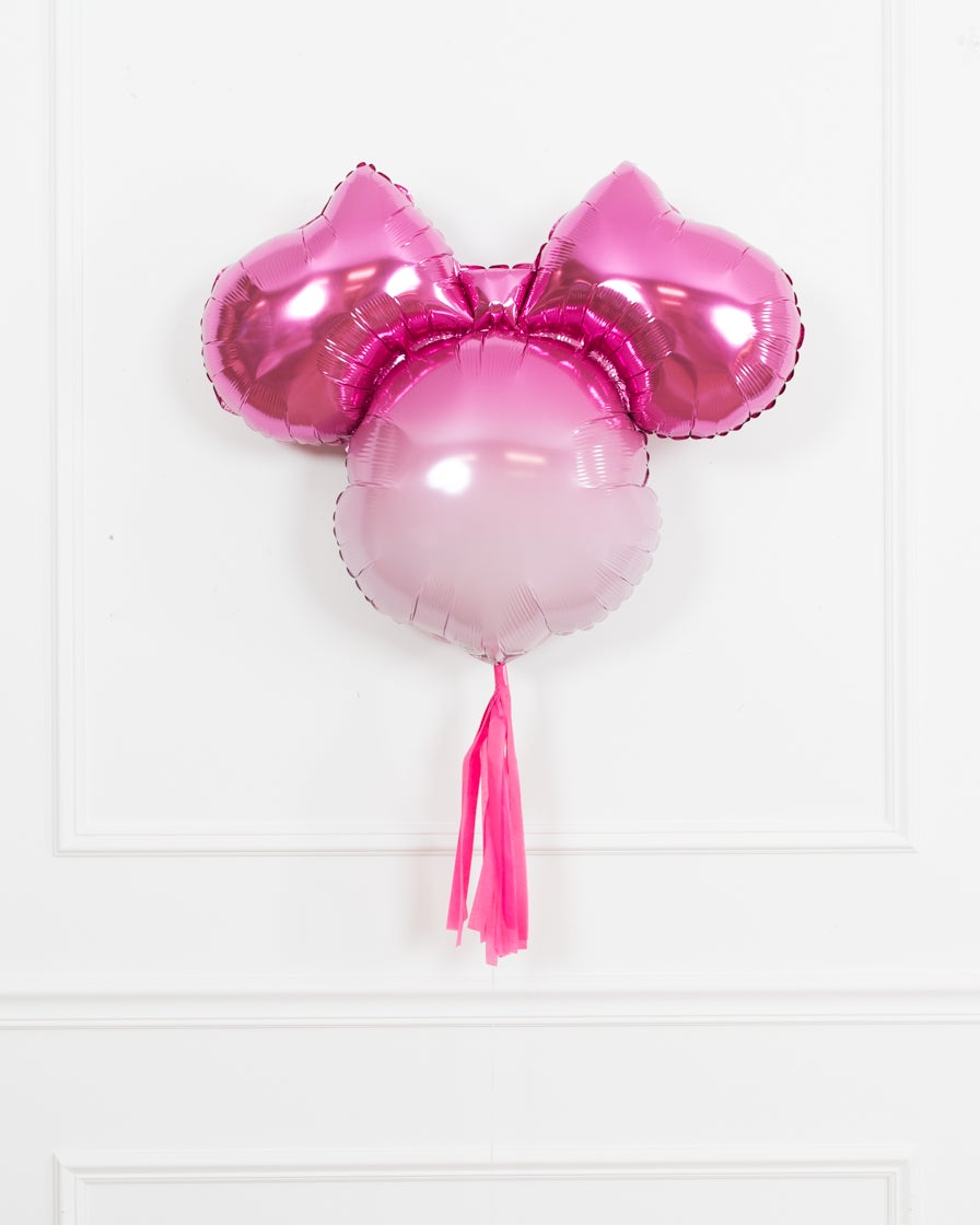 zoet Delegeren straffen Pink Magical Party Mouse Theme - Ombre Minnie Mouse Foil Balloon — Paris312