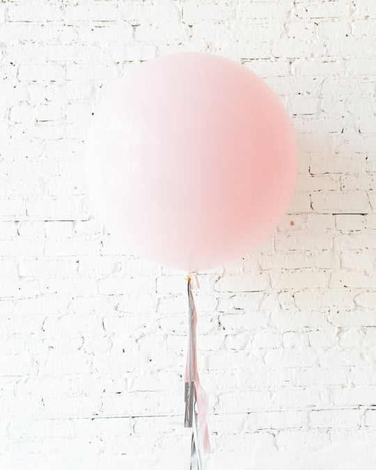 Pink Chic - Personalized Happy Birthday Balloon with Tassel