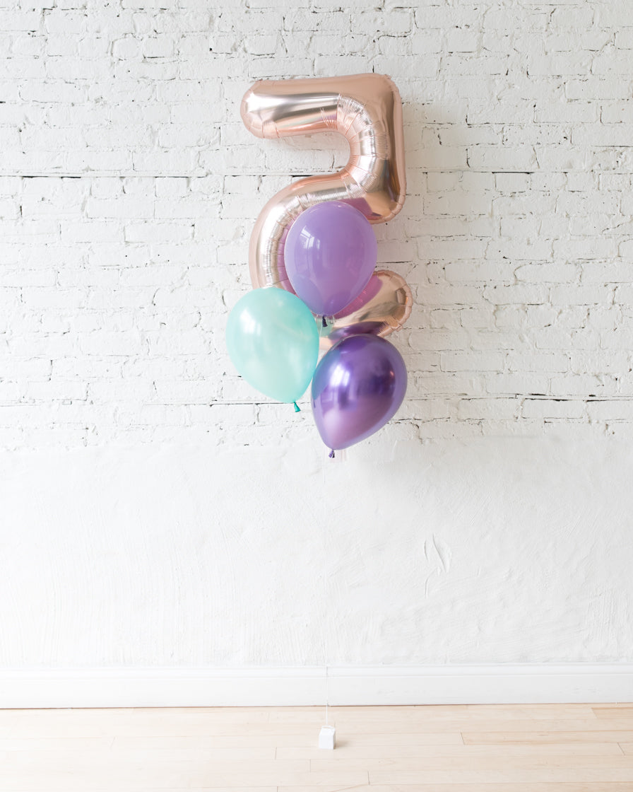 latex number balloons