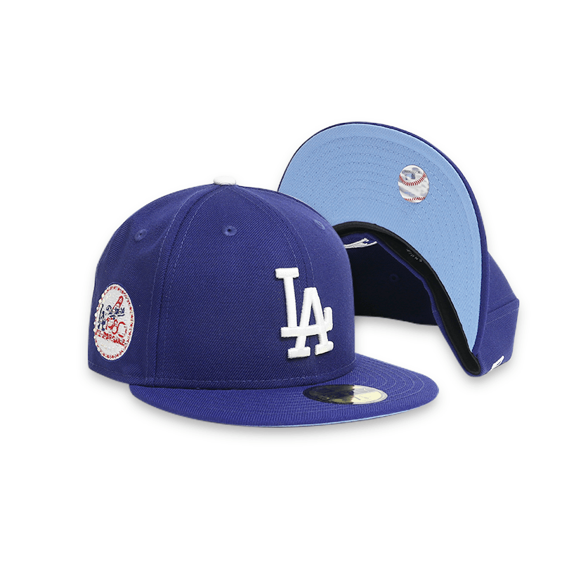 dodgers side patch hat