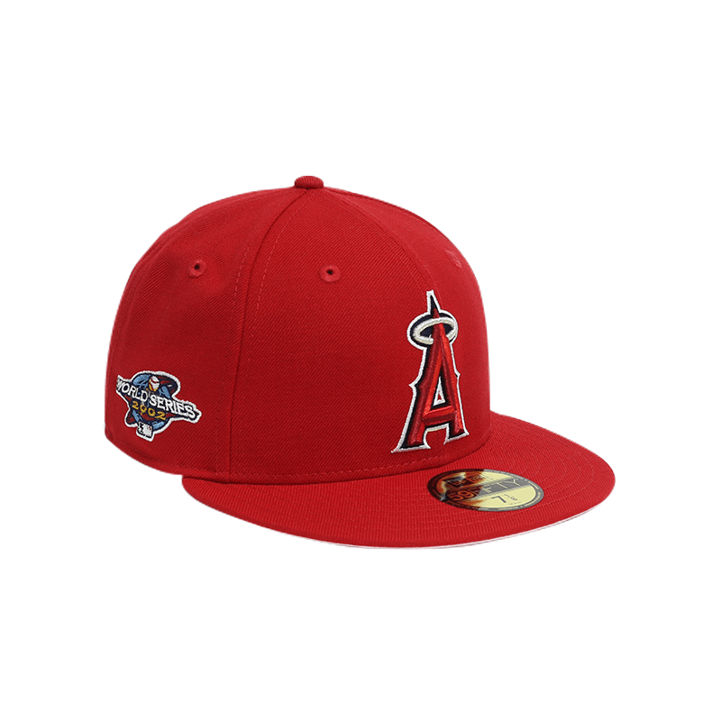 los angeles angels 2002 world series hat