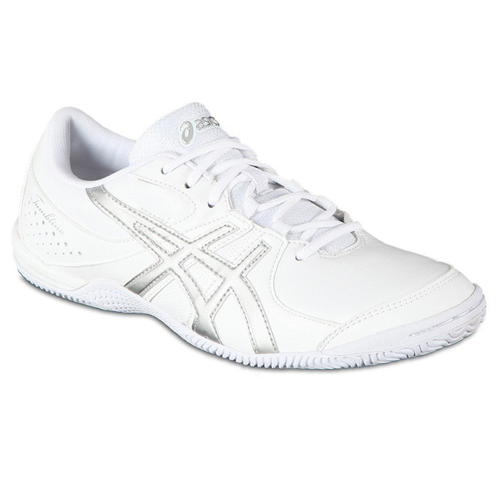 asics white cheer shoes