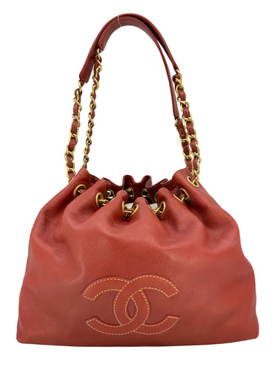 Etro Logo Drawstring Canvas Bucket Bag