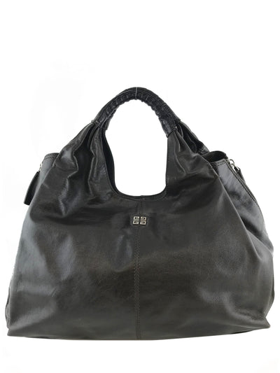 Prada Grey Metallic Hobo Bag QNB00I4NEB000