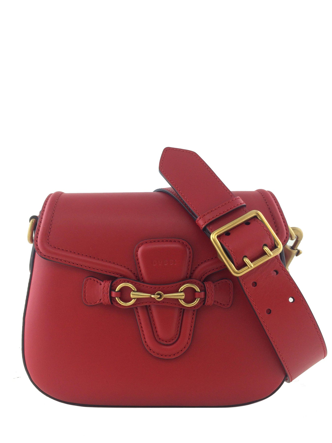 Gucci Lady Web Medium Leather Shoulder Bag - Consigned Designs
