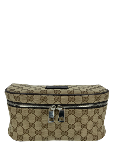 Gucci GG Canvas Web Cosmetic Bag NEW - Consigned Designs