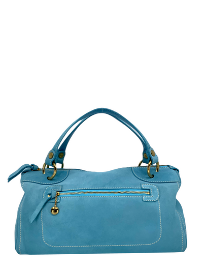 Louis Vuitton Blue Suhali Leather Le Fabuleux Shoulder Bag. , Lot  #79020