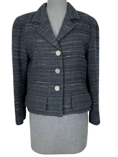 Chanel Tweed Cropped Jacket Size M