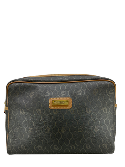 Louis Vuitton Trousse Toilette Cosmetic Pouch 28 Brown Canvas Monogram  Coated