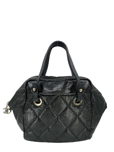 CHANEL Caviar Quilted Small CC Box Shopping Tote Black | FASHIONPHILE