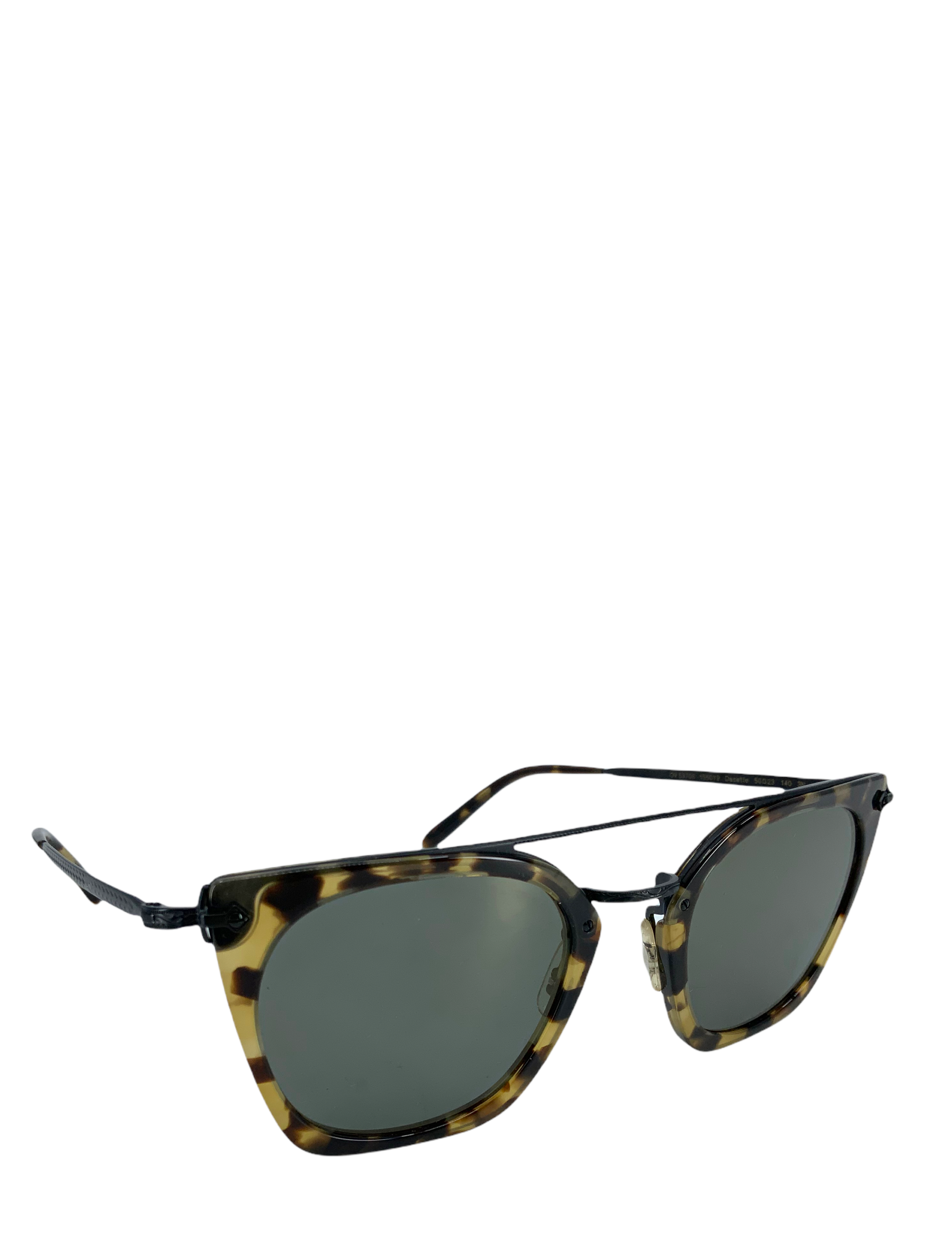 Oliver Peoples Dacette Tortoise Flat Sunglasses - Consigned Designs