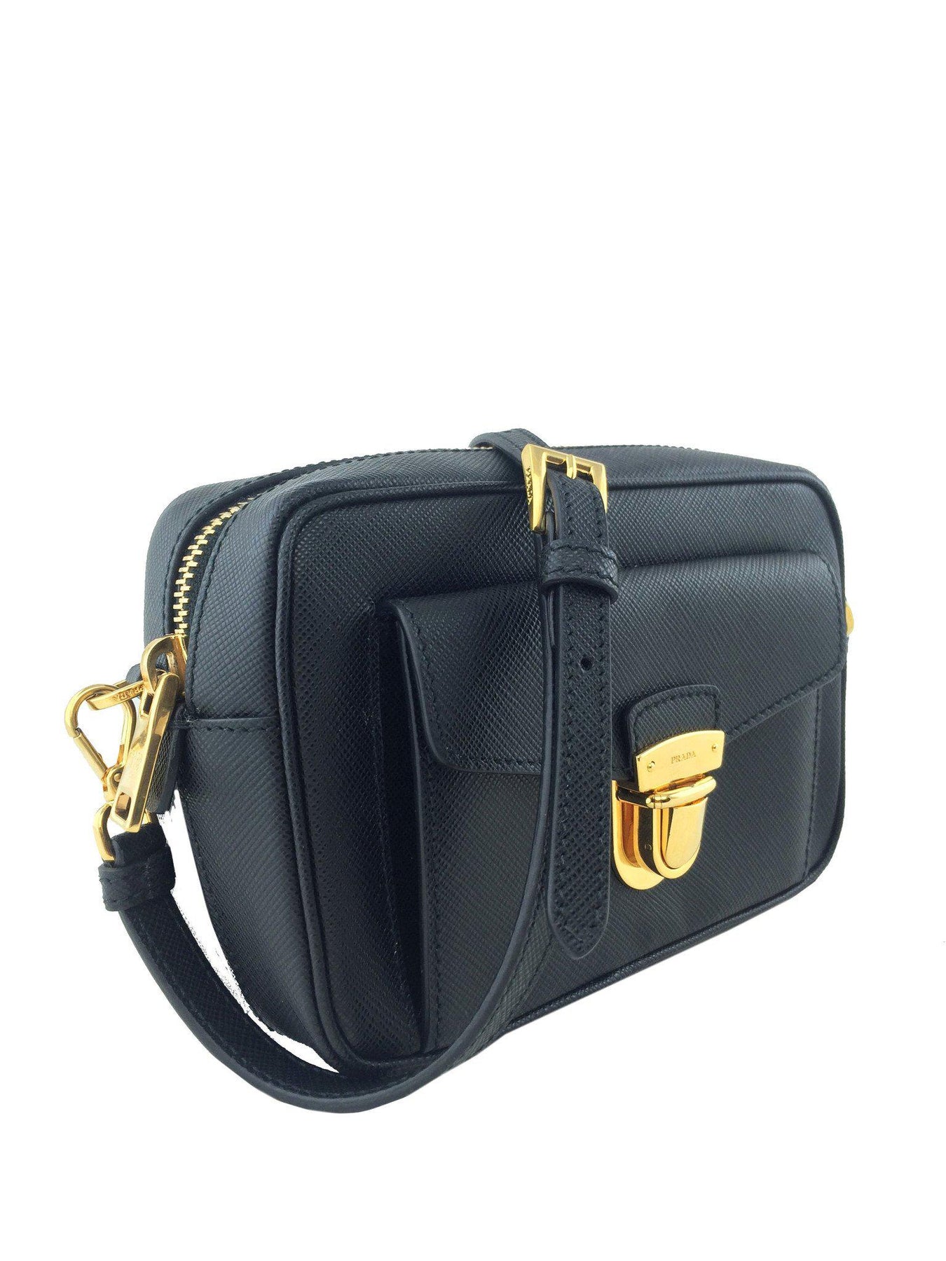 Prada Saffiano Leather Small Crossbody Bag - Consigned Designs