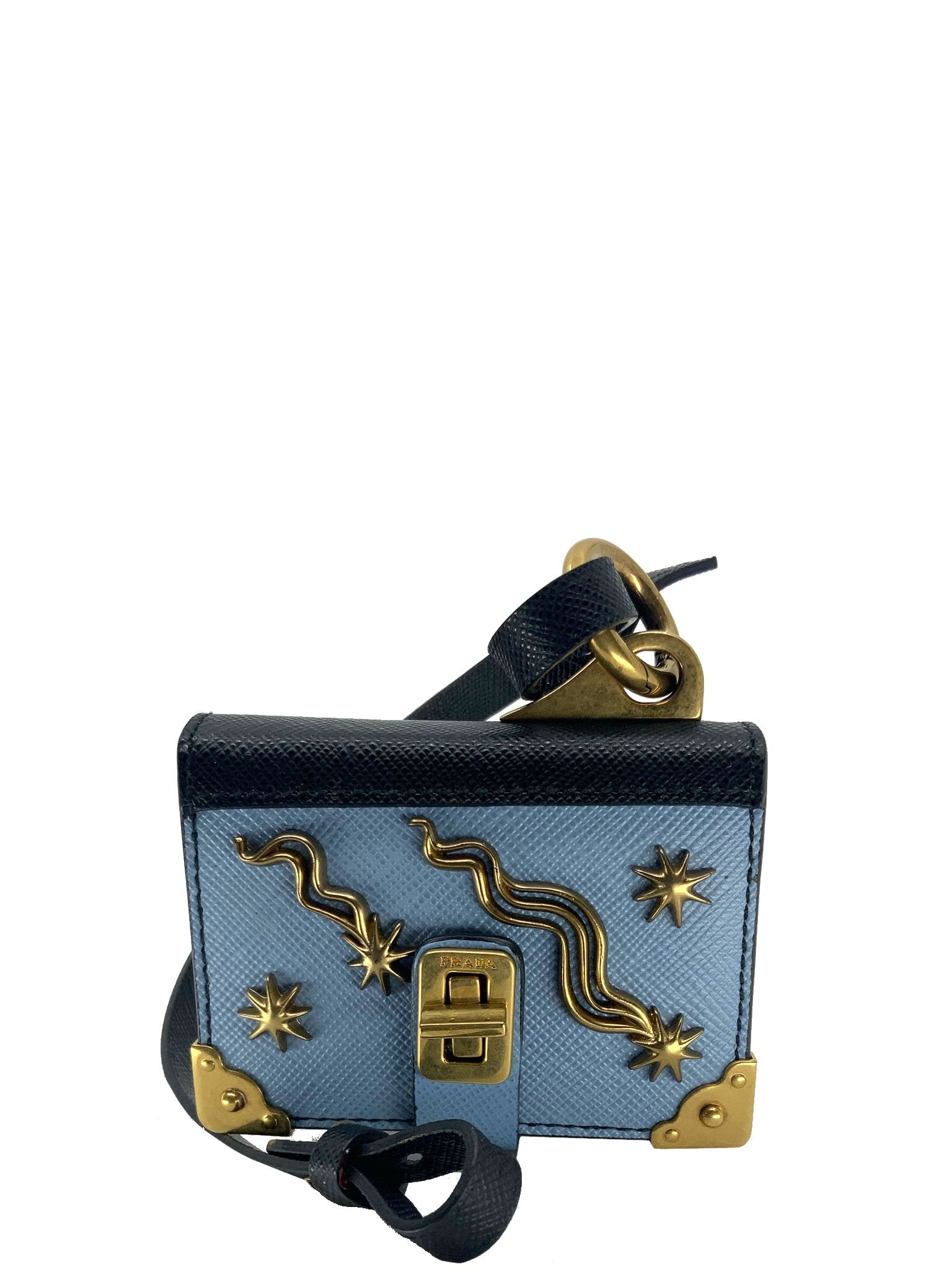 Prada Saffiano Leather Trick Note Book Bag Charm - Consigned Designs