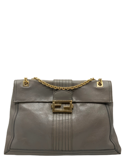 Vintage FENDI Zucchino Laminated Canvas Mini Crossbody Bag at