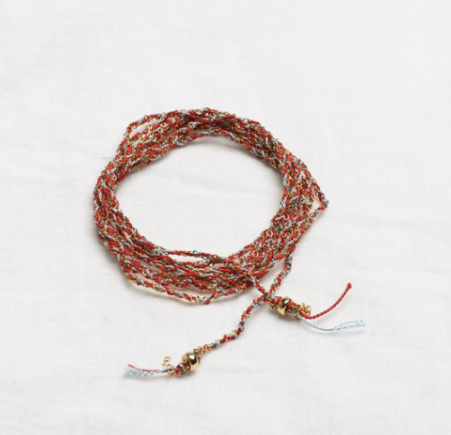 Gold + Silk Woven Intention Bracelet – JuJu Supply Co.