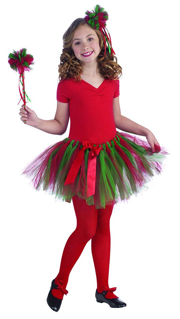 Red Green Child Christmas Tutu – Costume Zoo