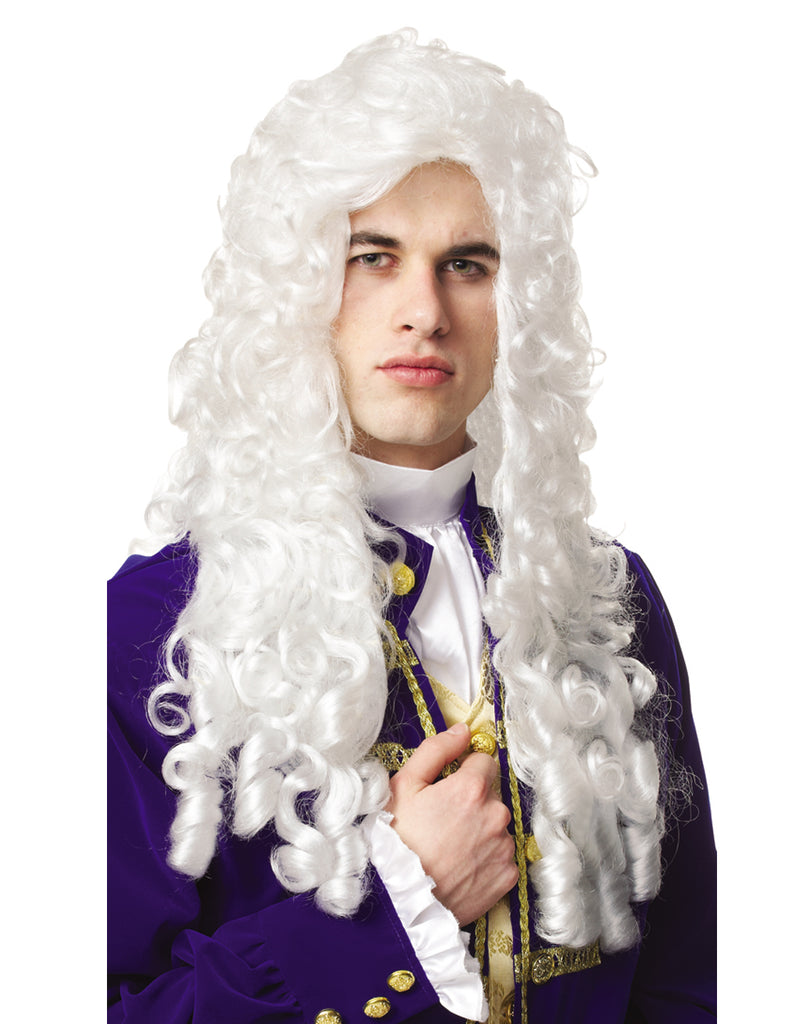 mens white wig