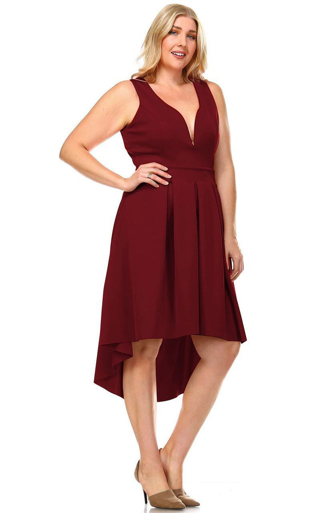 cocktail and party plus size empire waist dresses