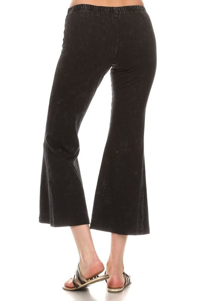 cropped bell bottom pants