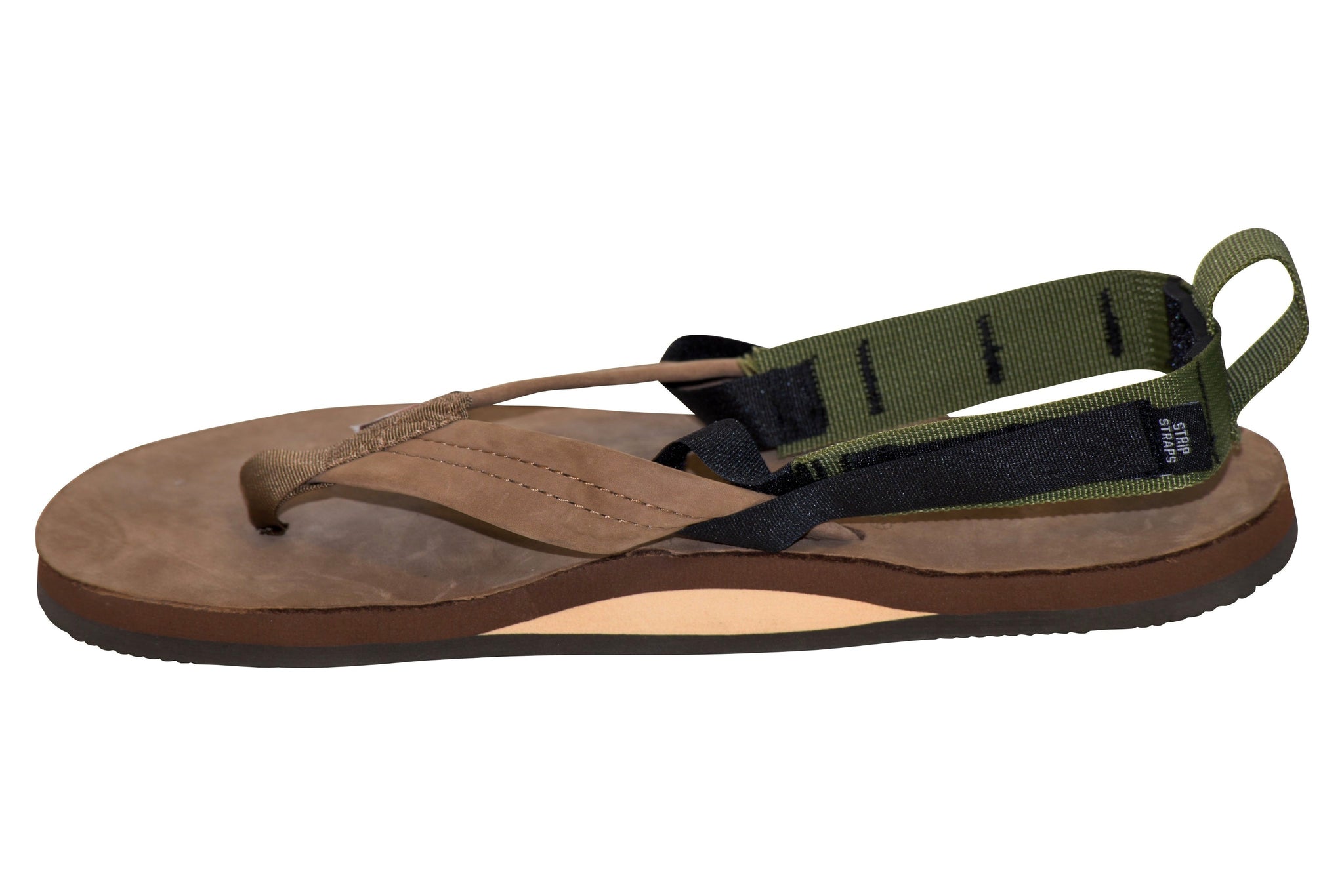 leather strap flip flops