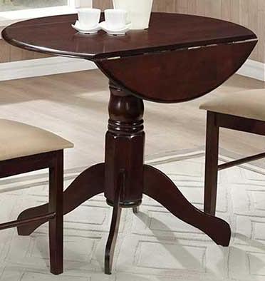 Table Only Drop Leaf Wood Colour Espresso T 1002 Parliament