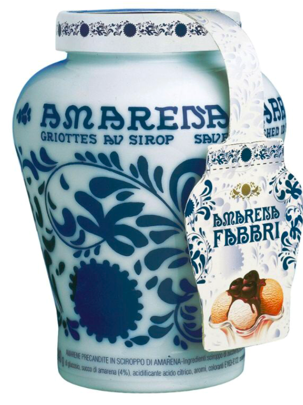 Fabbri Amarena Cherries Ceramic Vase