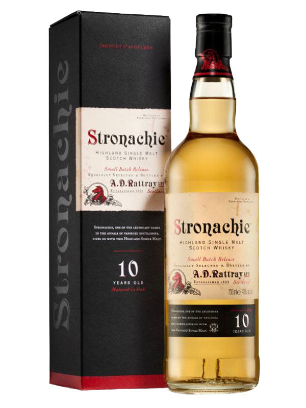 A.D. Rattray Stronachie 10 Year Single Malt Scotch Whisky