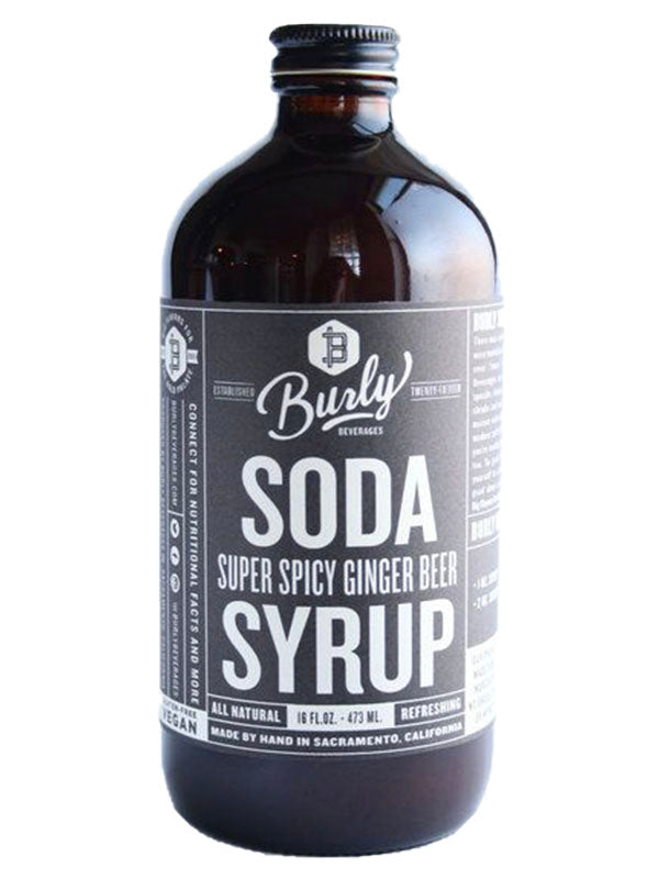 Burly Beverages Super Spicy Ginger Beer Soda Syrup